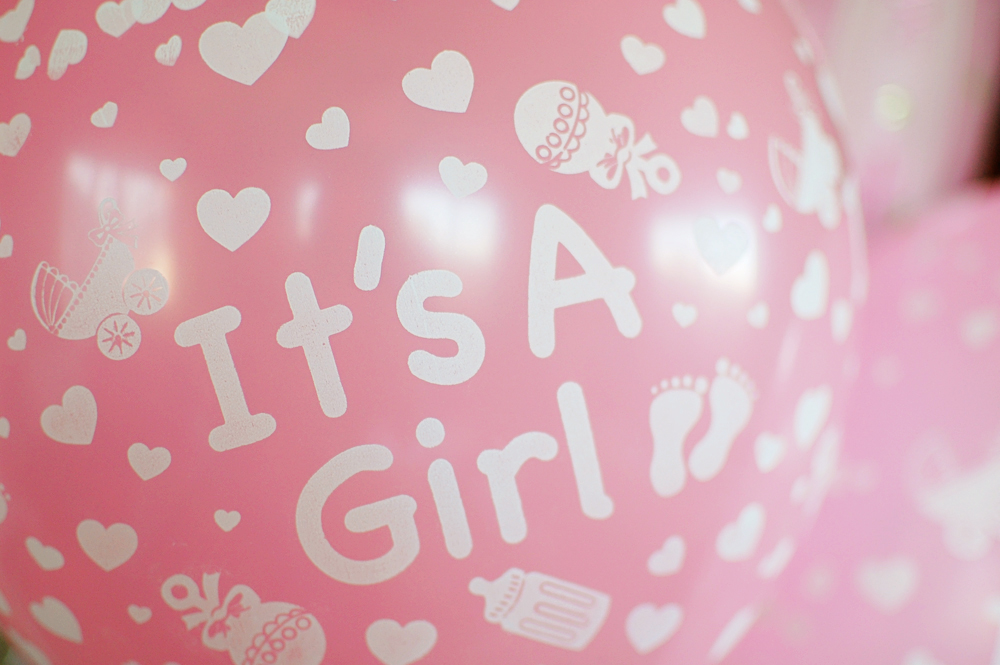 it's a girl balloon