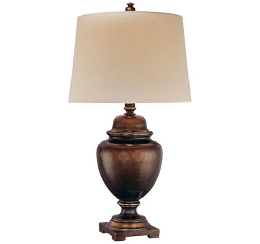 bronze urn table lamp